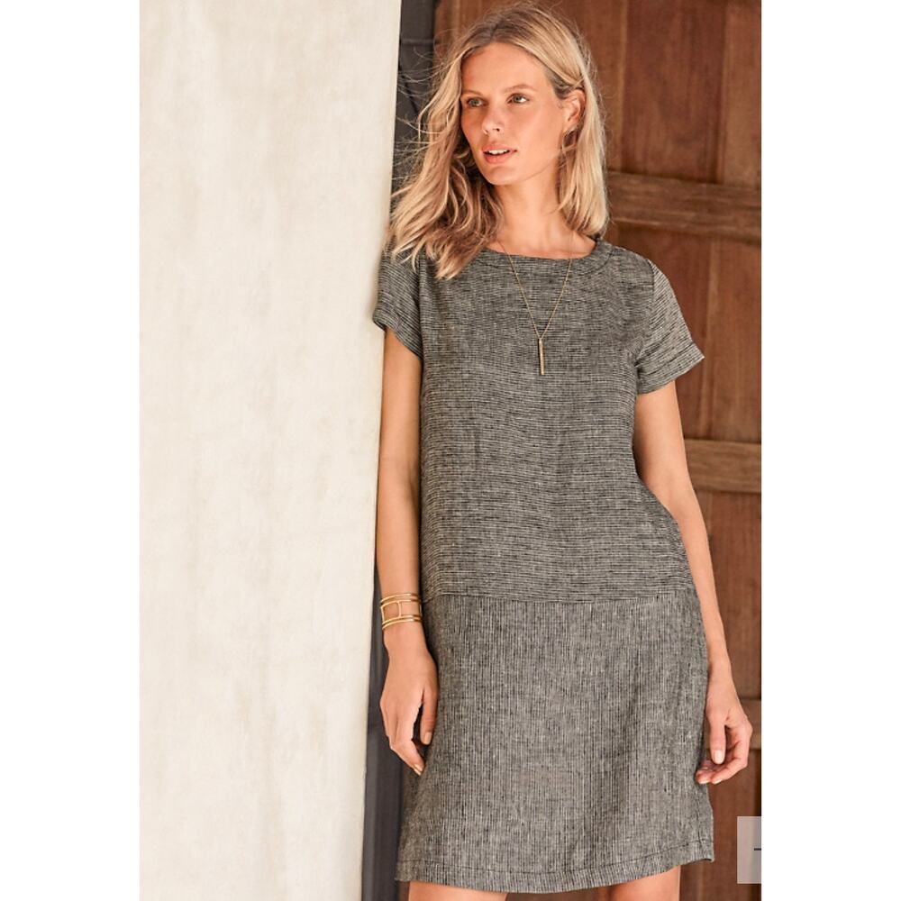 Garnet Hill Gray Mini Dress